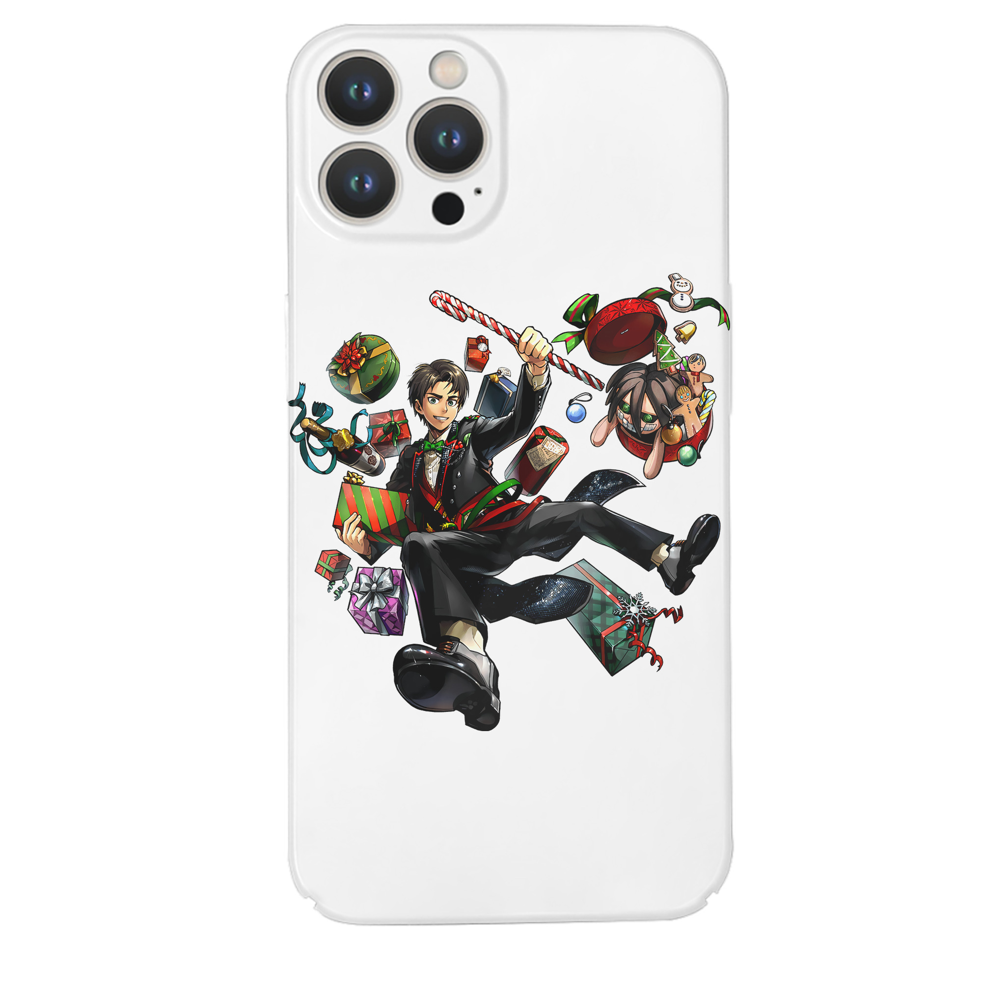 （画像用） 進撃の巨人 エレン･イェーガー Attack on Titan Eren Jäger 【iPhone 14シリーズ対応】ハードケース